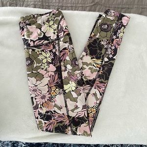 fp movement • high rise floral leggings